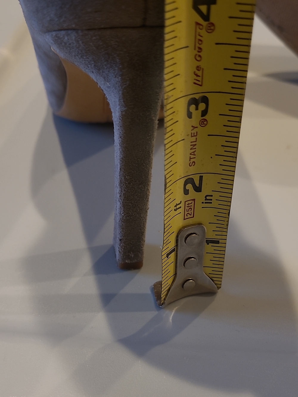 Vince Camuto Gray Suede Pump Heels Size 8 - Picture 8 of 8